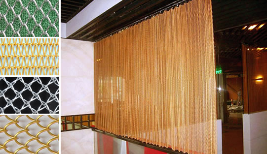 Woven Wire Cloth Drapery-03